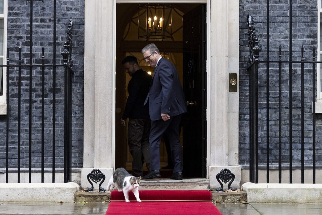 Prime Minister Keir Starmer meets President Volodymyr Zelenskyy and NATO General Secretary Mark Rutte at 10 Downing Street on 10 October 2024 - 8