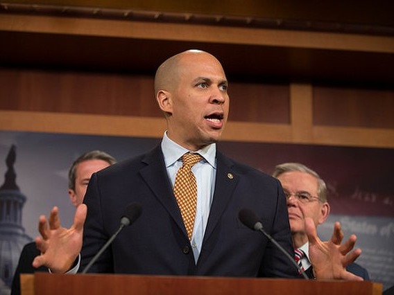 Cory Booker Speaks for 25 Hours Without Eating, Sitting, or Peeing