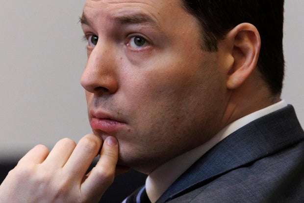 Brendan Banfield during his double murder trial in Fairfax County Circuit Court on Jan. 14, 2026, in Fairfax, Virginia.
