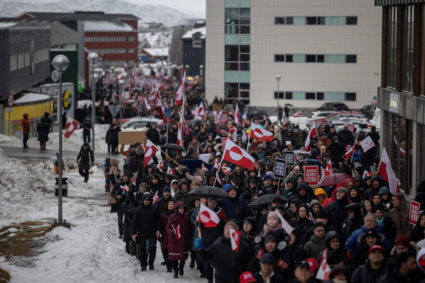 Protesters rally in Greenland against Trump's annexation threat