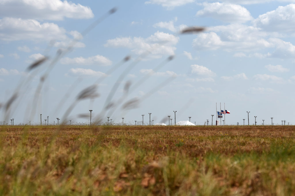 The South Texas Family Residential Center in Dilley, Texas, May 15, 2018. File photo by Callaghan O'Hare/Reuters.