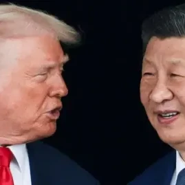 Trump and Xi last met in October, on the sidelines of the Asia-Pacific Economic Co-operation in South Korea - bbc