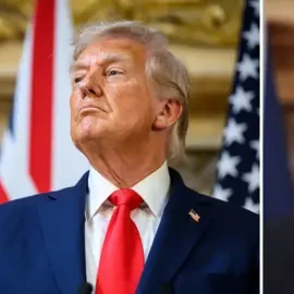 Trump and Starmer - EPA