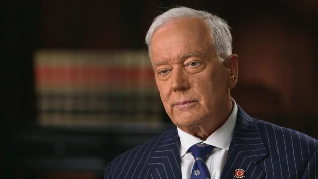 Retired Judge John Jones during a 60 Minutes interview