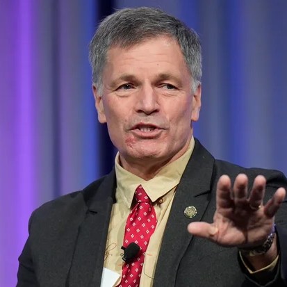 Wyoming Gov. Mark Gordon in July 2024 - Rick Bowmer / AP