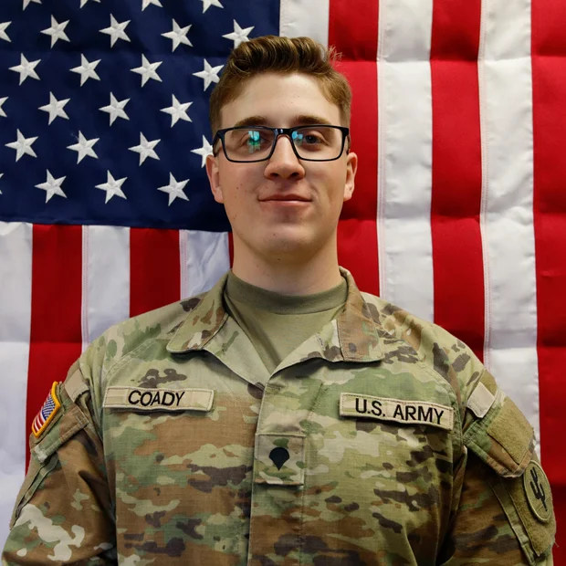 Sgt. Declan J. Coady, U.S. Army Reserve.