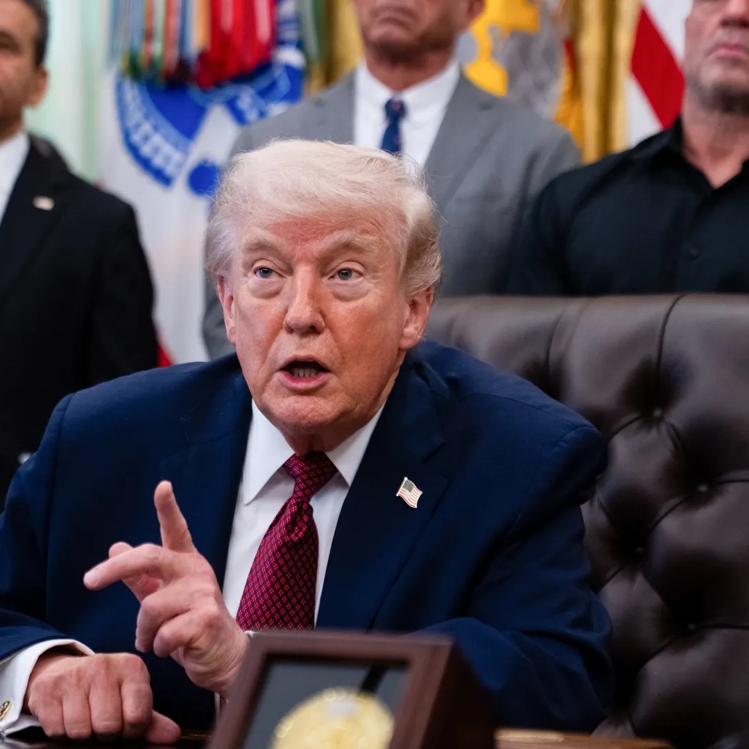 President Trump and Health Secretary Robert F. Kennedy Jr. in the Oval Office of the White House on Saturday, April 18, 2026. - Axios