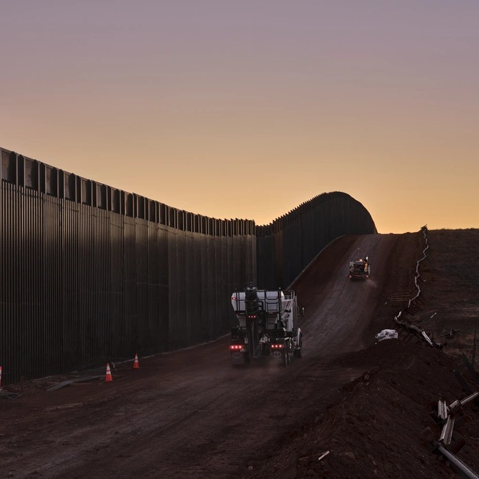 Philip Cheung for The Atlantic Trump is installing miles of black-painted border wall through Arizona's San Rafael Valley, one of the last open grasslands along the U.S.-Mexico border. - The Atlantic Politics